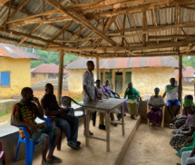 Christian and Muslim community members in dialogue